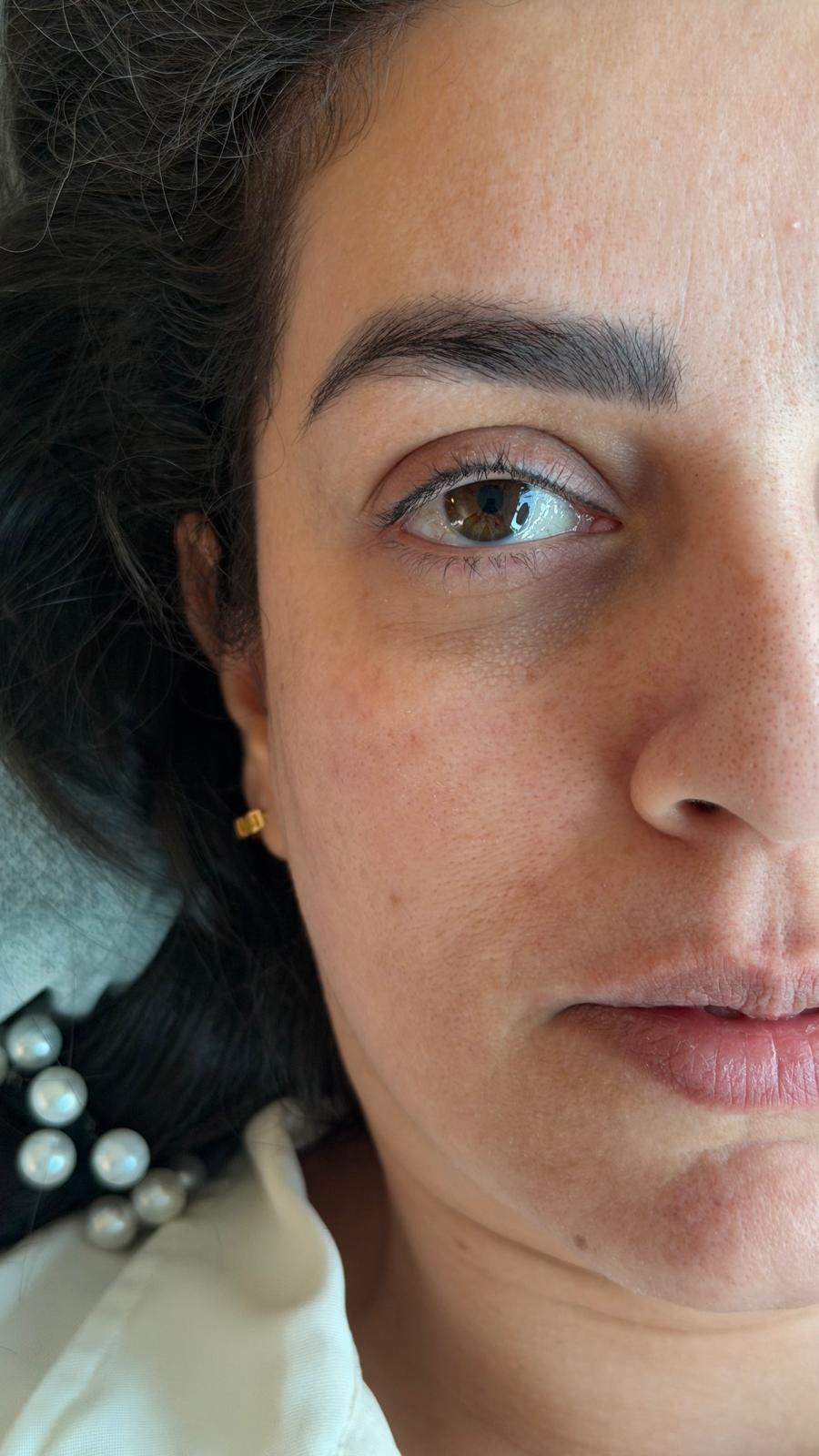 Lash Extensions — Spiky before
